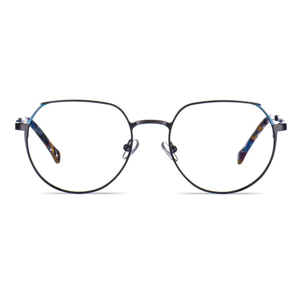 NW 77TH USA FUNHOUSE BLACK AUTHENTIC EYEGLASSES FRAMES 50-19-140